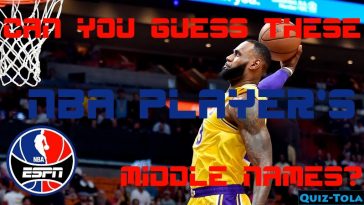 NBA Players Middle Names