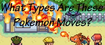 Move Types Pokemon Moves
